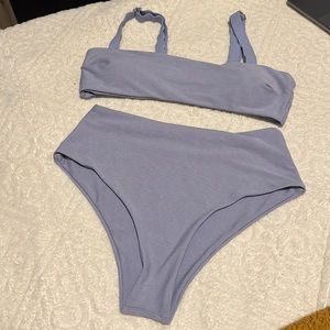High-wasted Lavender ZAFUL bikini